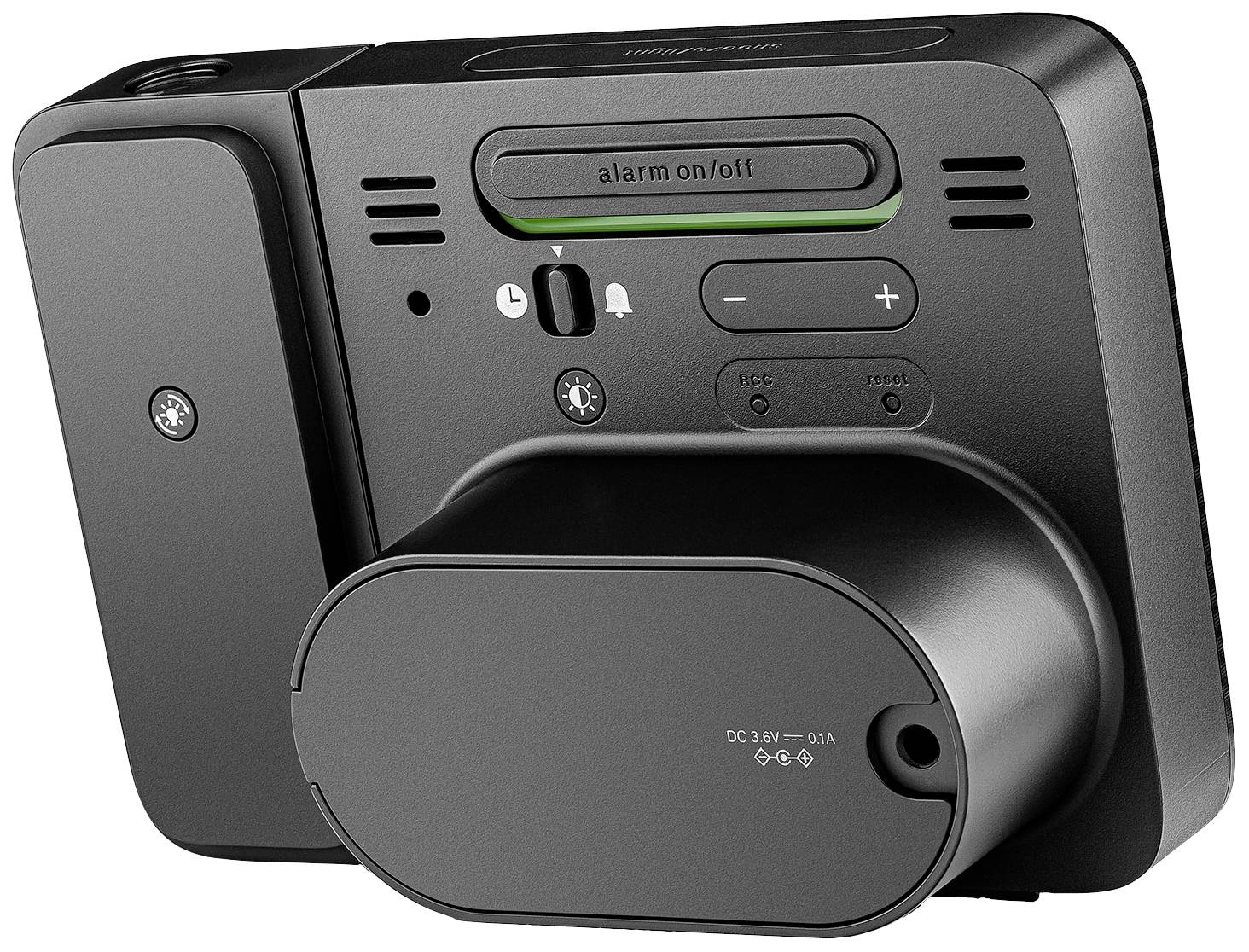 Braun BC15B-DCF Funk Wecker Schwarz