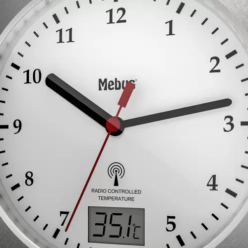 Eduscho Tchibo Xxl Funkuhr Badezimmer Funk Wanduhr 15 Cm