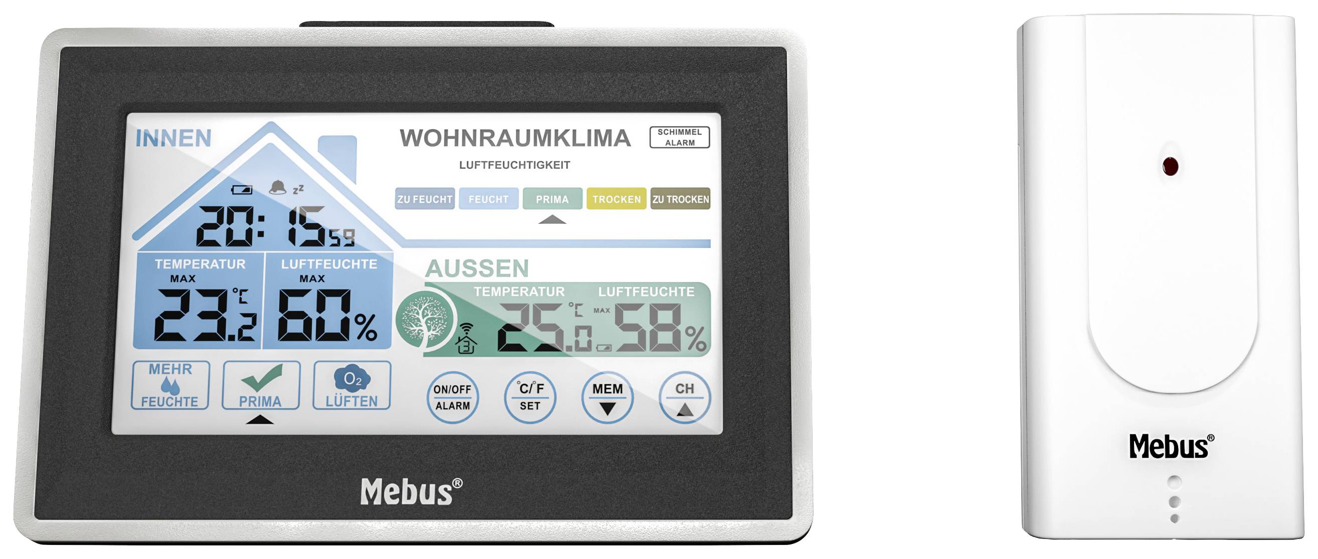 Mebus 01026 01026 Funk-Wetterstation