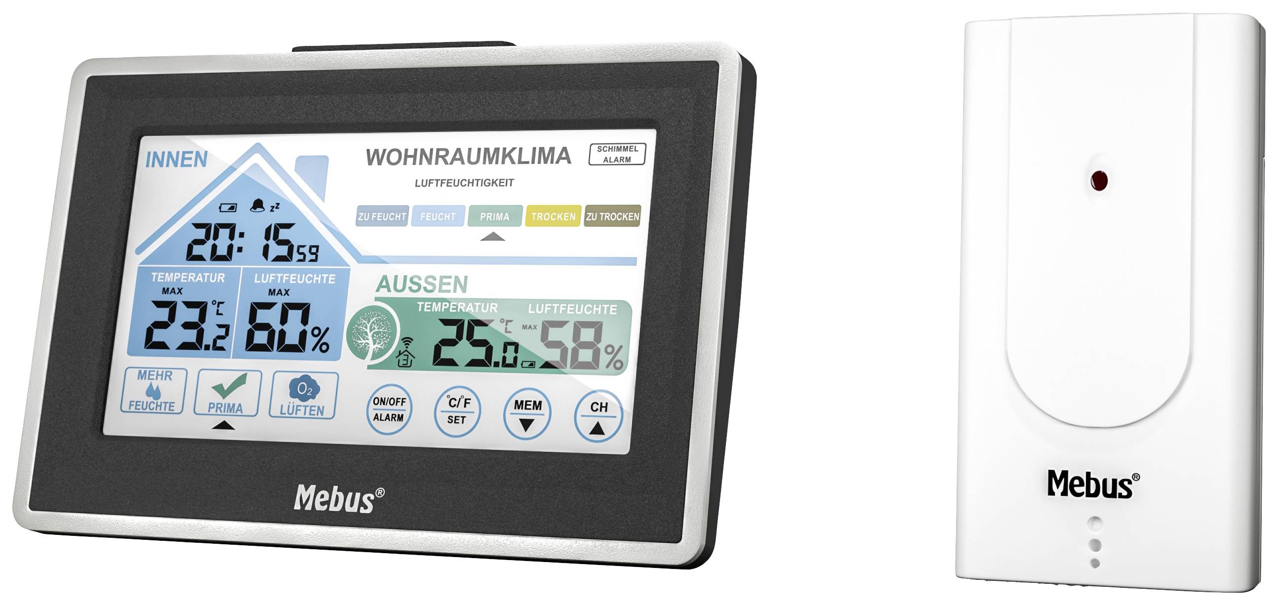 Mebus 01026 01026 Funk-Wetterstation