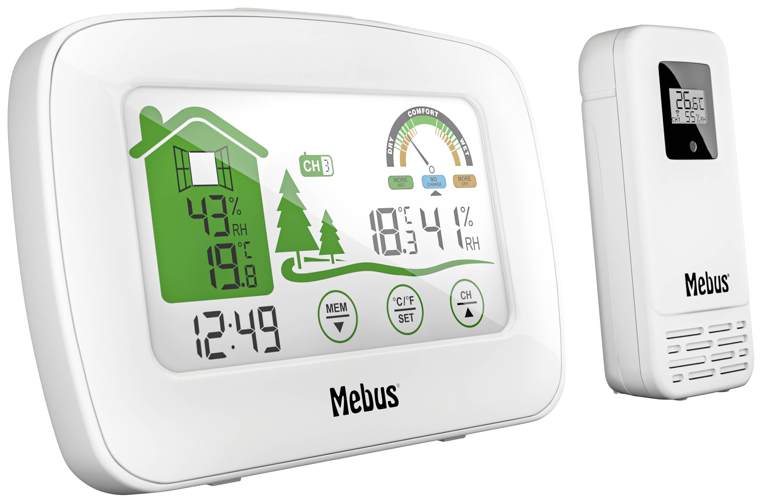 Mebus 11038 11038 Funk-Wetterstation