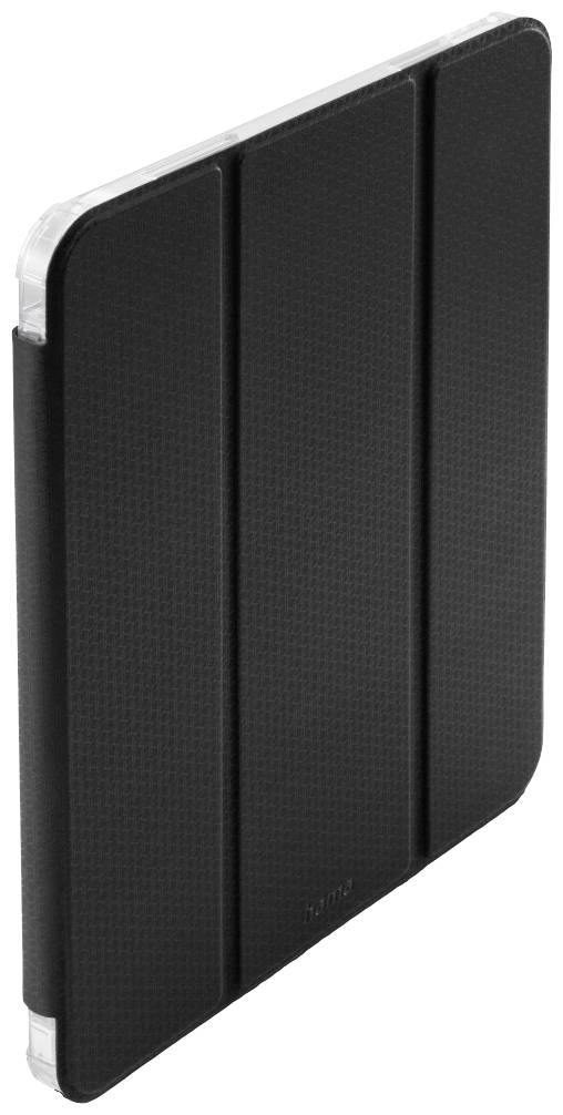 Schwarze Tablet-Hülle mit klappbarem Design, geeignet zum Schutz des Geräts.