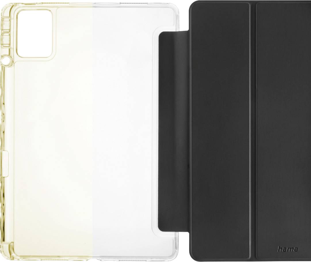 Hama Flex Clear iPad Cover / Tasche Lenovo Tab M11 Book Cover Schwarz, Transparent