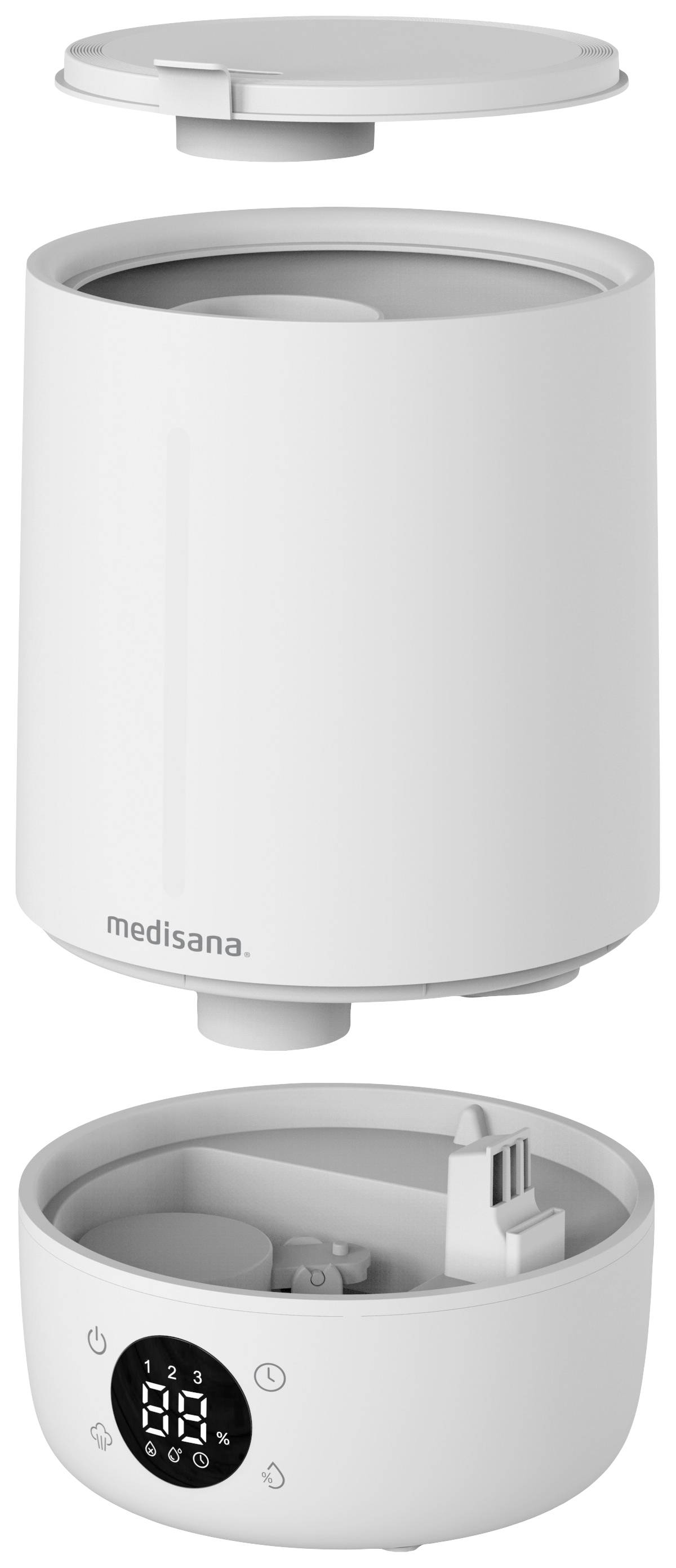 Medisana AH 663 Luftbefeuchter 1 St. Weiß