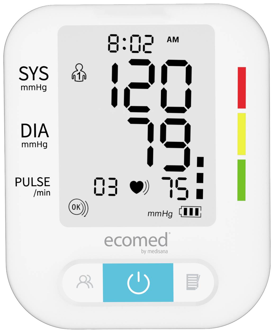 Ecomed BU-95E Oberarm Blutdruckmessgerät 23206