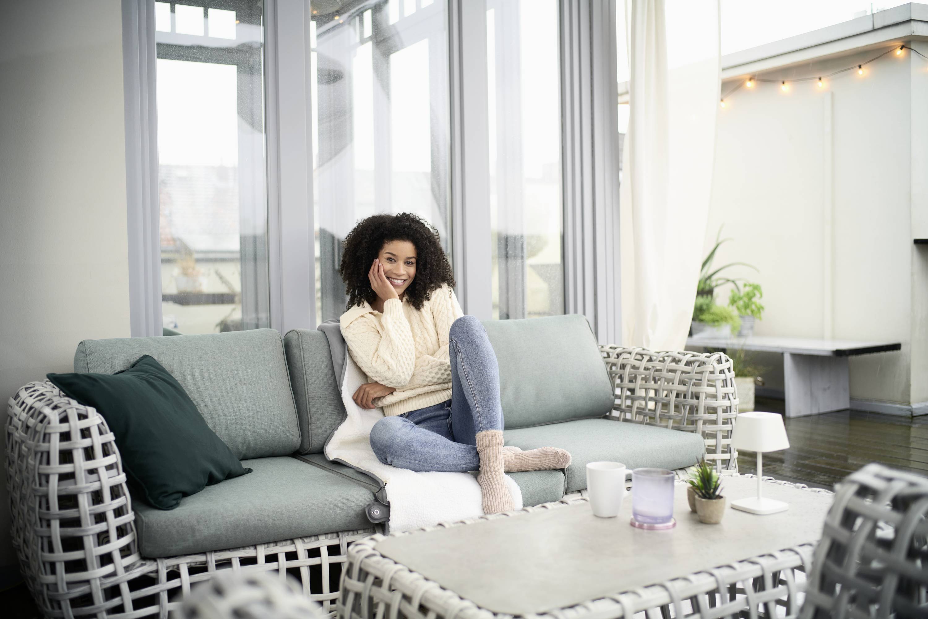 Medisana OL 800 Wärmedecke Grau