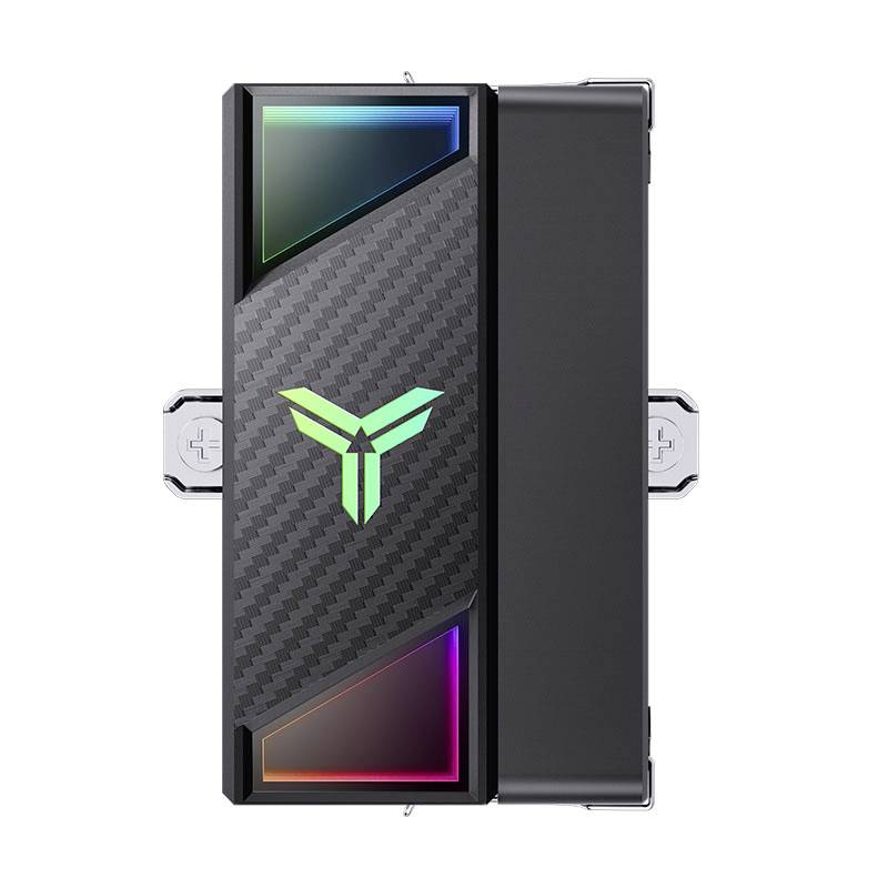 Ein futuristischer USB-Stick mit LED-Beleuchtung und modernem Design.