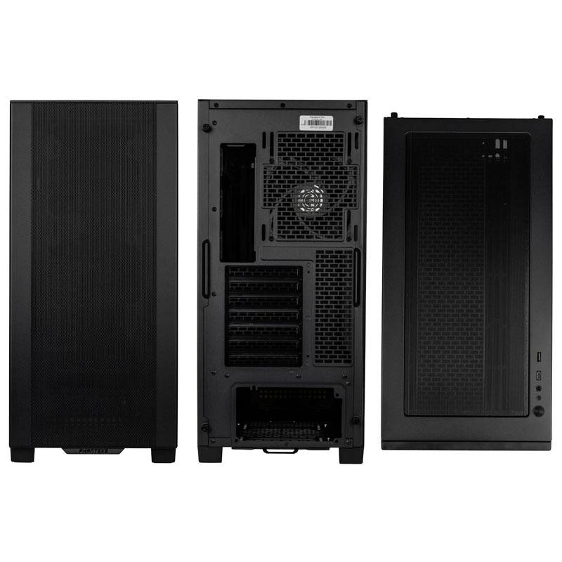 Phanteks XT Pro Tempered Glass Windows - schwarz Midi-Tower Gaming-Gehäuse, Gehäuse, PC-Gehäuse Schwarz