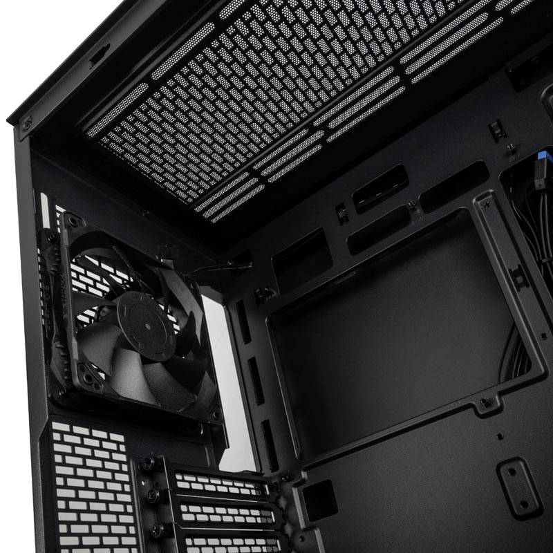 Phanteks XT Pro Tempered Glass Windows - schwarz Midi-Tower Gaming-Gehäuse, Gehäuse, PC-Gehäuse Schwarz