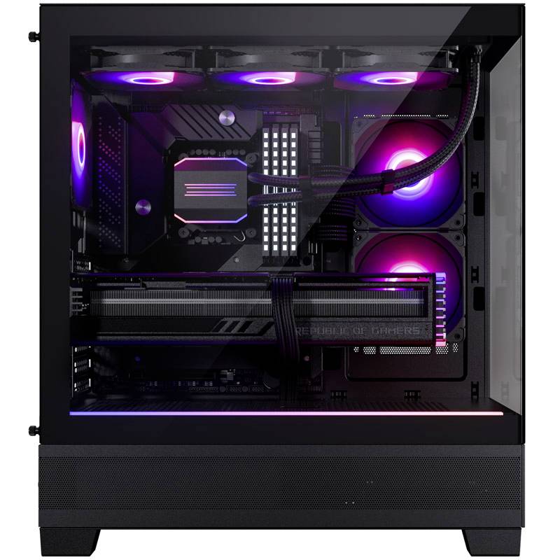 Phanteks XT View Tempered Glass Windows, D-RGB - schwarz Midi-Tower Gaming-Gehäuse, Gehäuse, PC-Gehäuse Schwarz