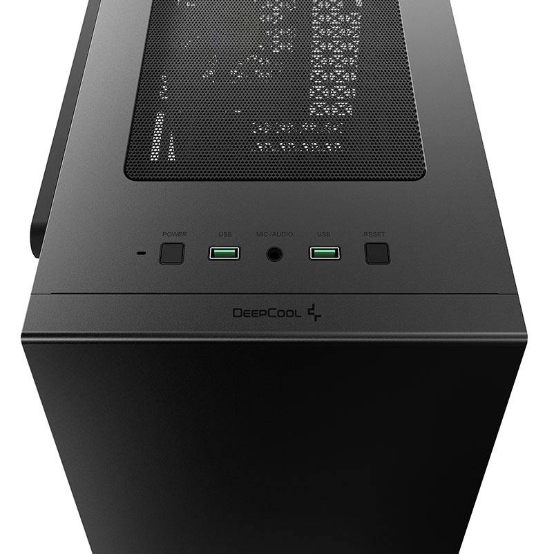 DeepCool Macube 110 Micro-ATX - schwarz Micro-Tower Gaming-Gehäuse, Gehäuse, PC-Gehäuse S