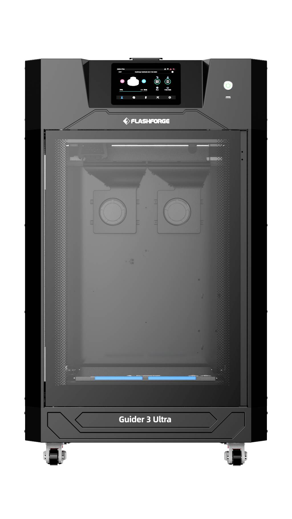 Flashforge Guider 3 Ultra 3D Drucker beheizbares Druckbett, Dual-Düsen-System (Dual Extruder), flexibles Metallbett, inkl