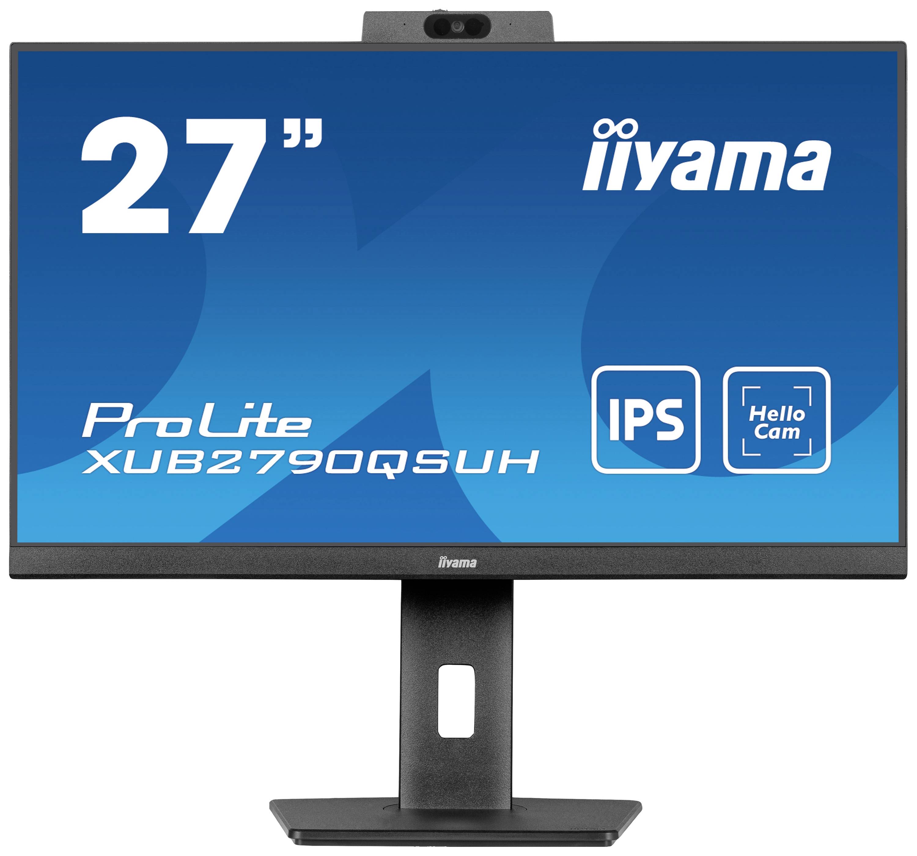 Iiyama ProLite XUB2790QSUH-B1 LED-Monitor EEK E (A - G) 68.6 cm (27 Zoll) 2560 x 1440 Pixel 16:9 0.4 ms HDMI®, DisplayPort, Kopfhörer (3.5 mm Klink