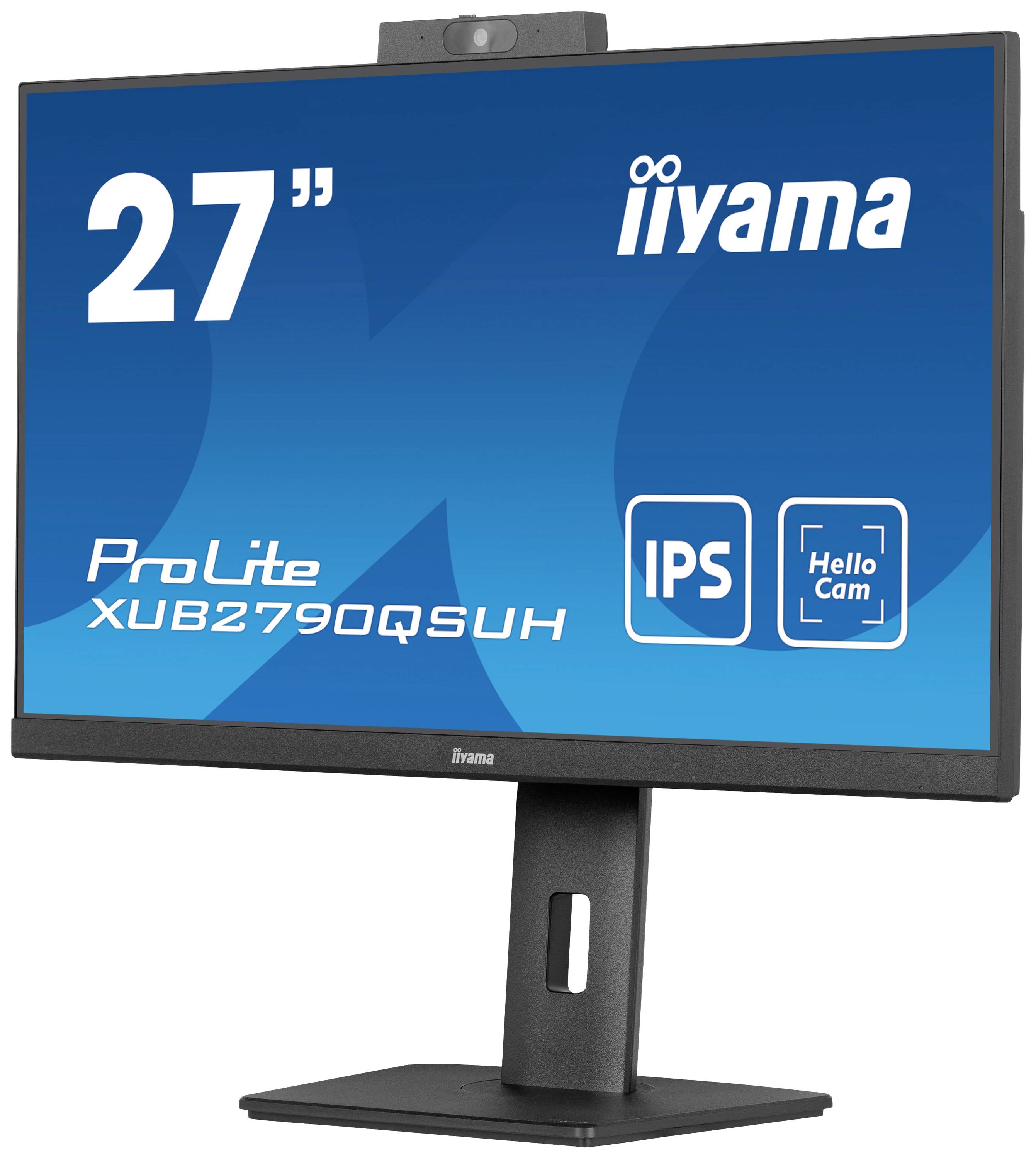 Iiyama ProLite XUB2790QSUH-B1 LED-Monitor EEK E (A - G) 68.6 cm (27 Zoll) 2560 x 1440 Pixel 16:9 0.4 ms HDMI®, DisplayPort, Kopfhörer (3.5 mm Klink