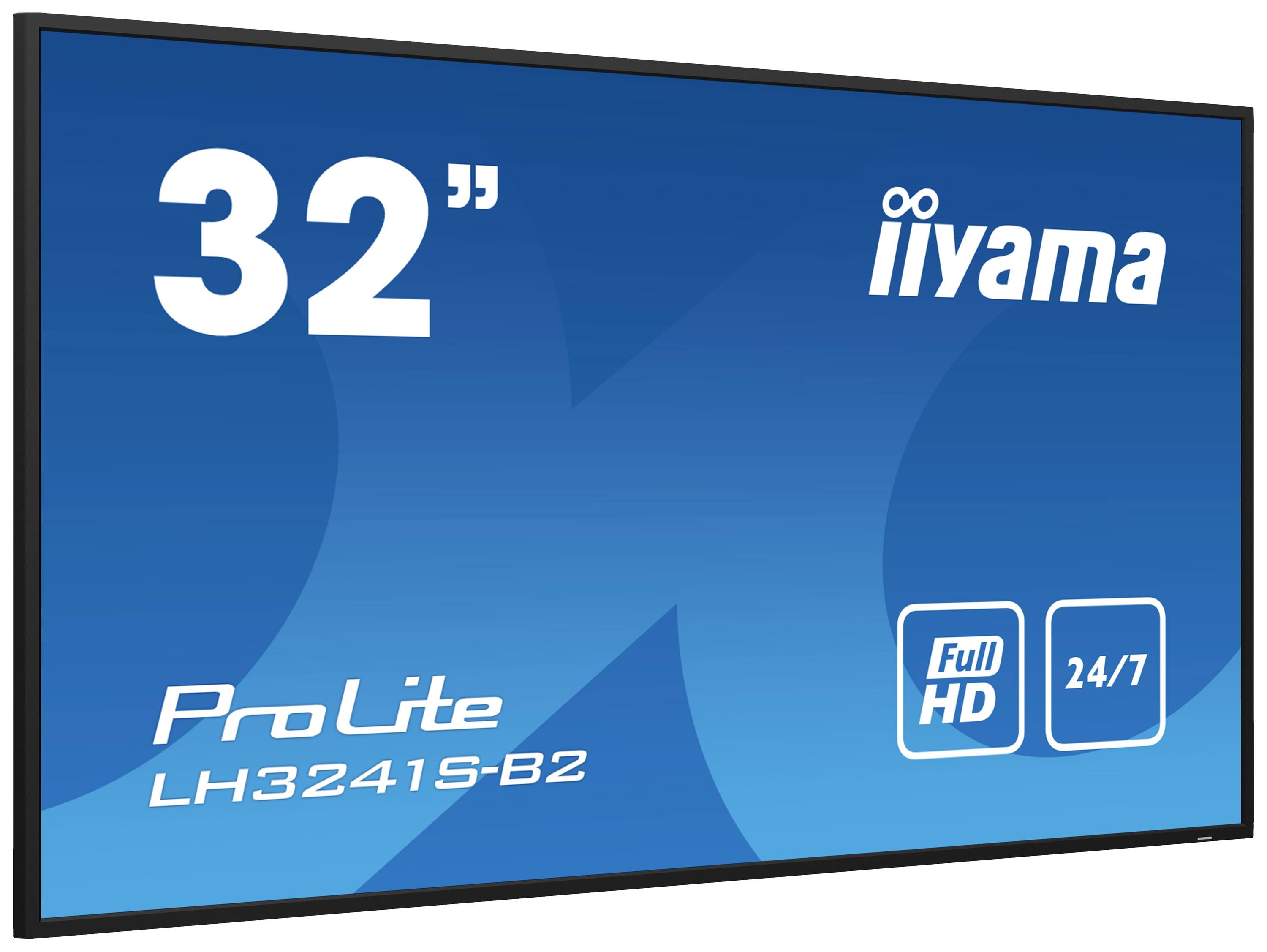32-Zoll iiyama ProLite Monitor LH3241S-B2 in Full HD, geeignet für den 24/7-Betrieb.