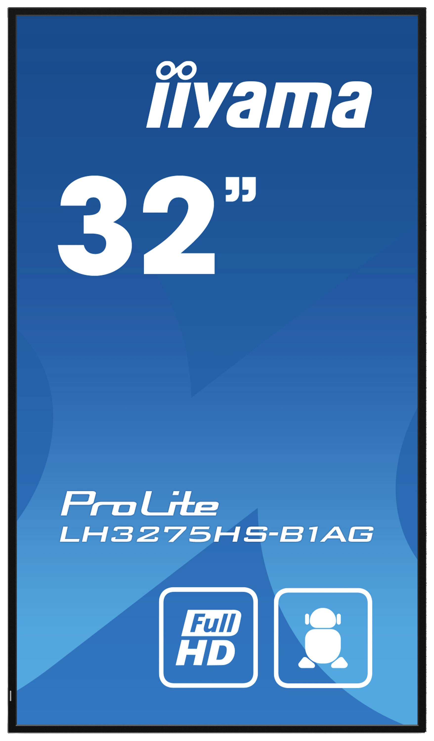 Iiyama ProLite LH3275HS-B1AG Digital Signage Display EEK: G (A - G) 80cm 31.5 Zoll 1920 x 1080 Pixel 24/7