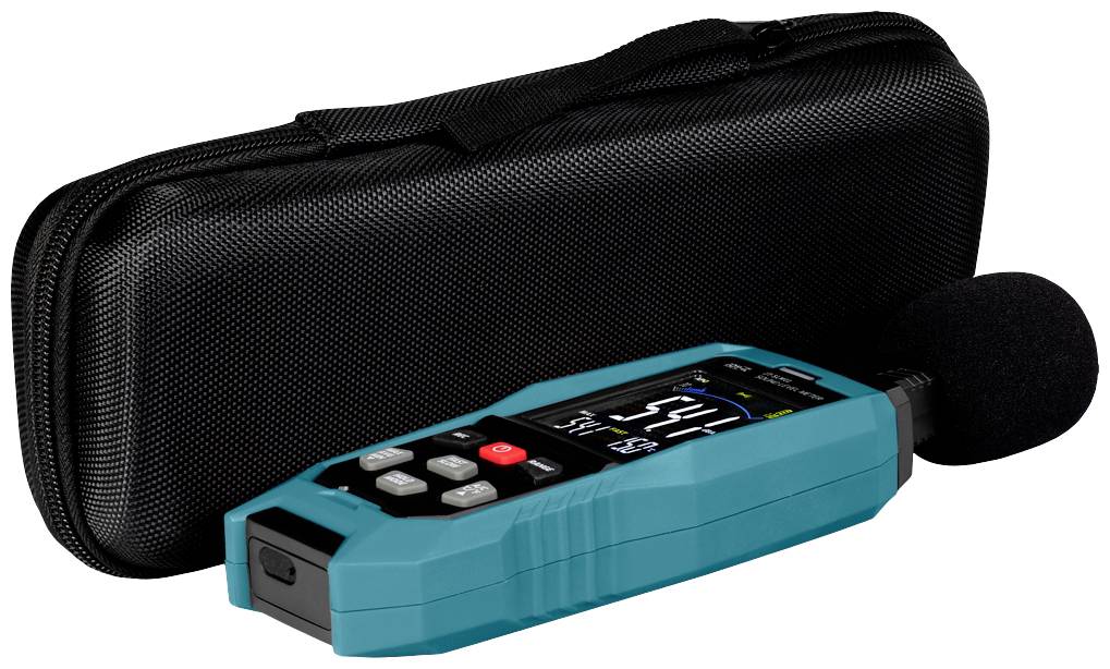 Joy-it Schallpegel-Messgerät Farbdisplay, Datenlogger JT-SLM01 30 - 130 dB 31.5Hz - 8kHz USB