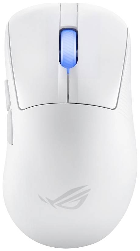 Asus ROG Keris II WL Ace Gaming-Maus Bluetooth® Optisch Weiß 7 Tasten 42000 dpi Ergonomisch, Beleuchtet