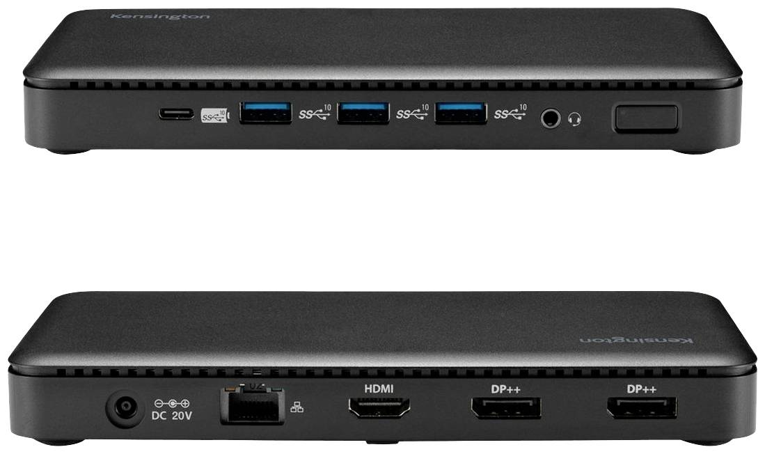 Kensington USB-C® Dockingstation (generalüberholt) (sehr gut) SD4839P USB-C Dock inkl. 85W Passend für Marke: Kensington