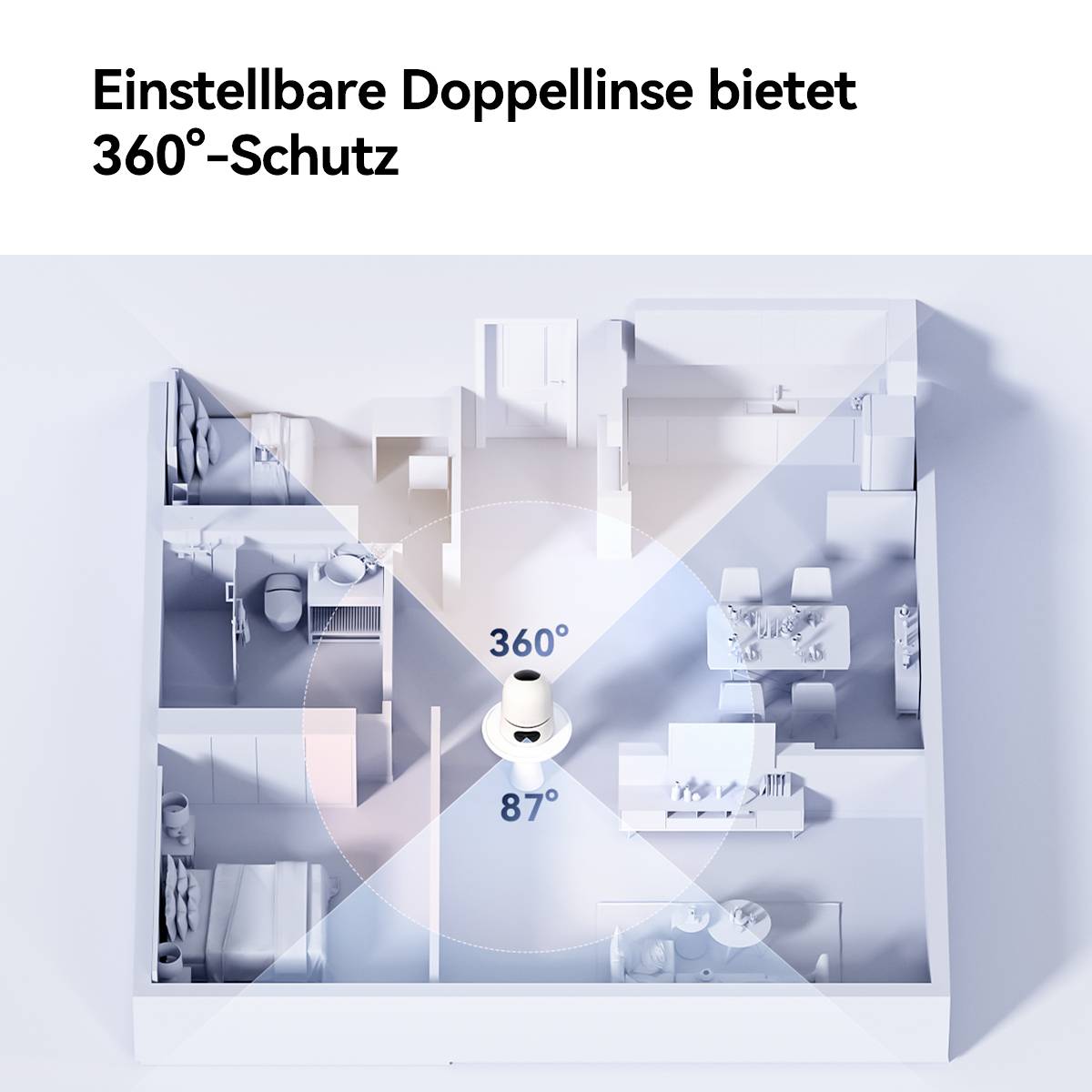 IMOU Ranger Dual 6MP IPC-S2XP-6M0WED-imou WLAN IP Überwachungskamera 2304 x 1296 Pixel