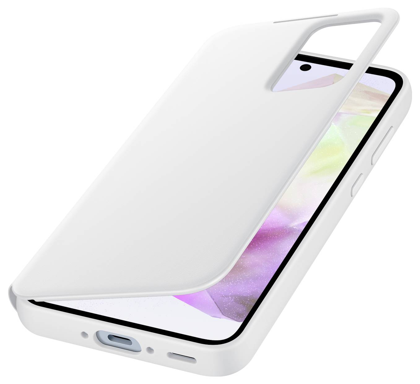 Samsung Smart View Wallet Case Case Galaxy A35 5G Weiß EF-ZA356CWEGWW