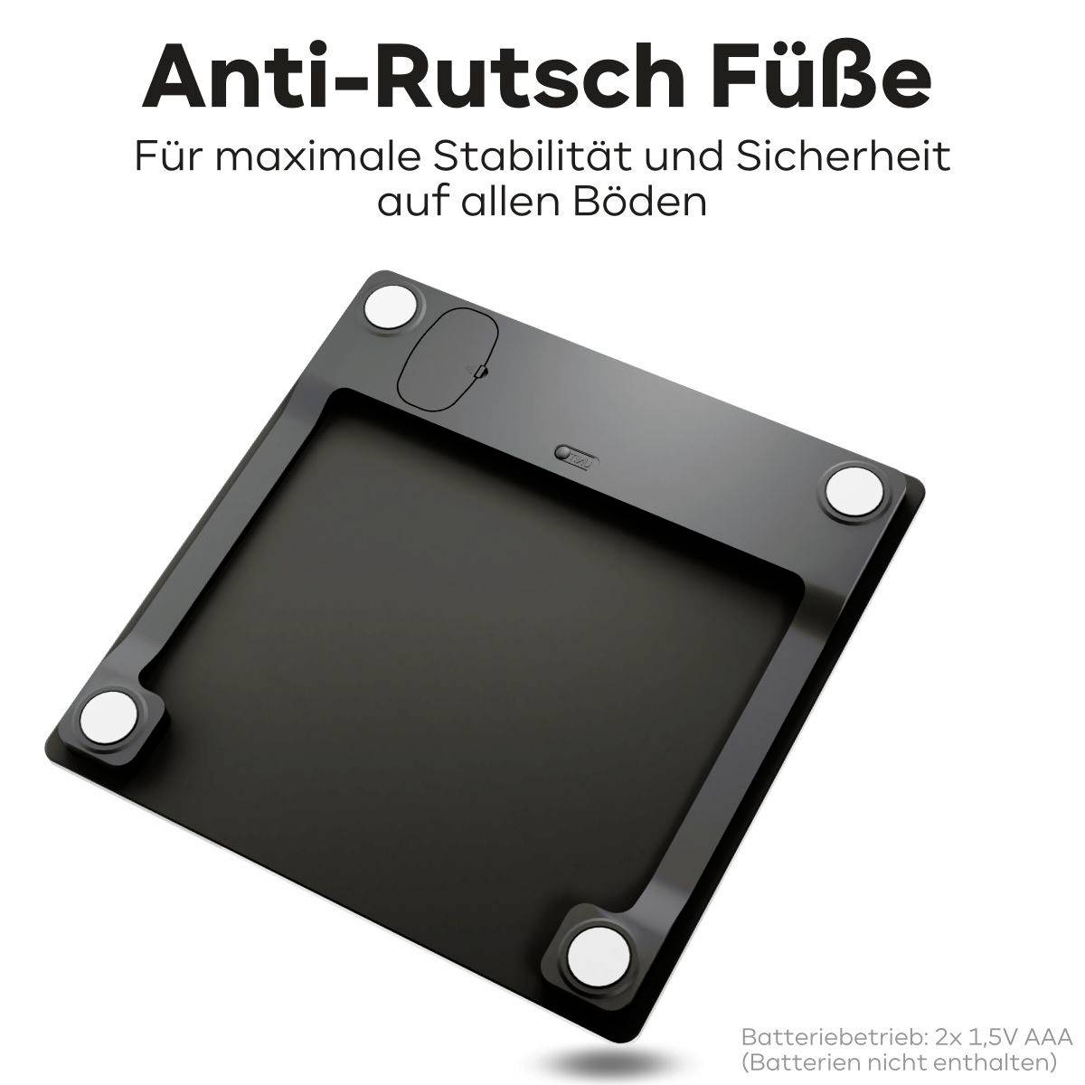 Profi-Care PC-PW 3122 Personenwaage digital Wägebereich (max.)=180kg Schwarz