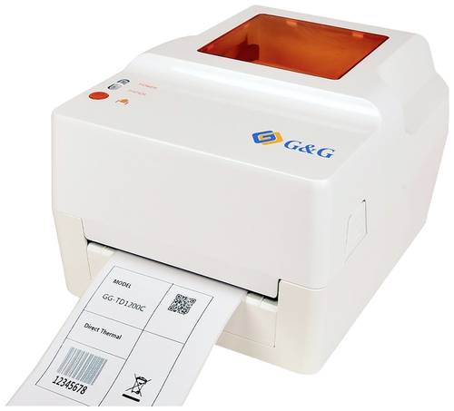 G&G GG-TD1200C-BK-USB Etikettendrucker Thermodirekt, Thermotransfer 203 x 203 dpi Etikettenbreite (