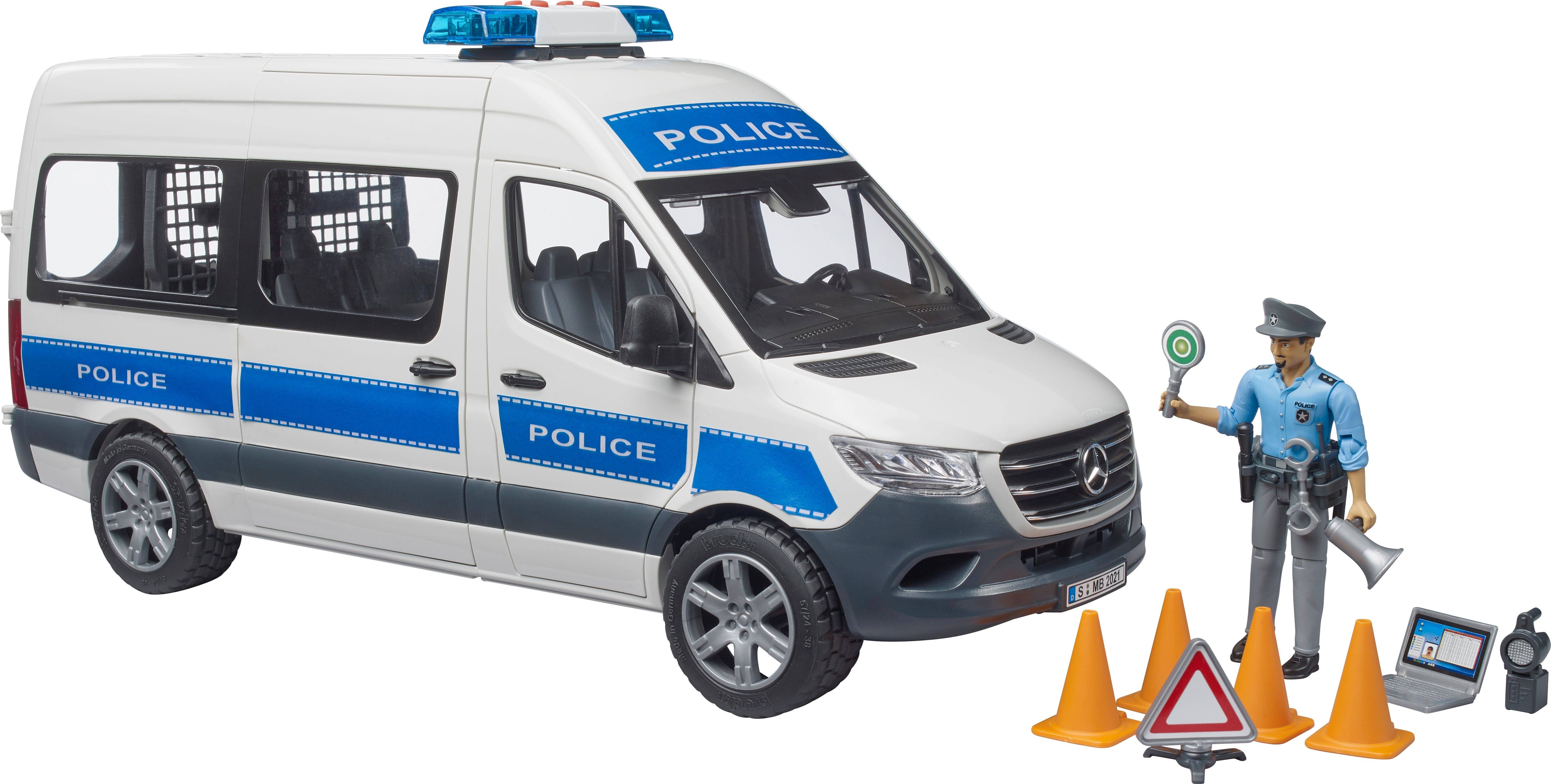 Bruder Mercedes Benz Sprinter Polizei Einsatzfahrzeug Fertigmodell Einsatzfahrzeug Modell