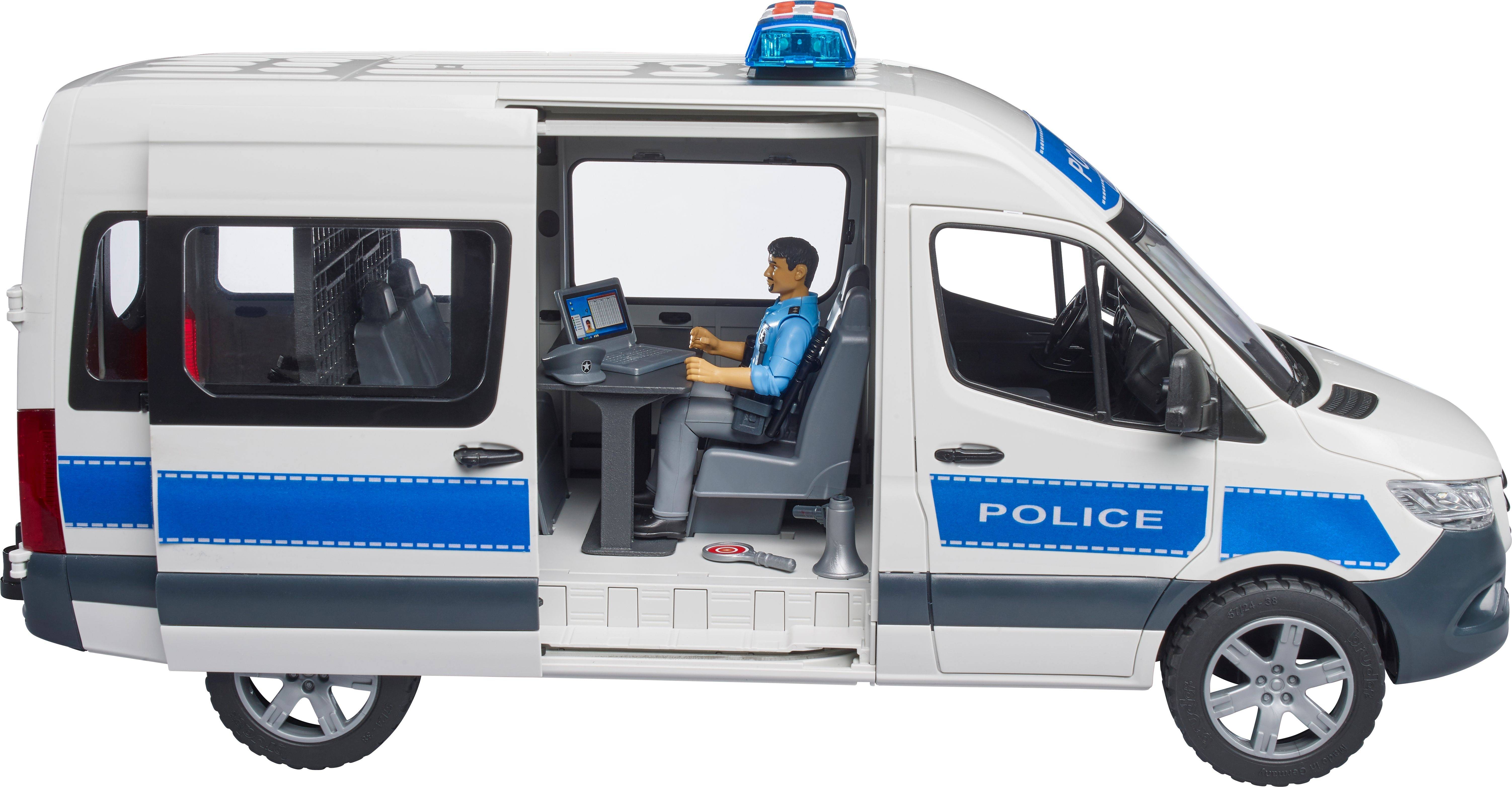 Bruder Mercedes Benz Sprinter Polizei Einsatzfahrzeug Fertigmodell Einsatzfahrzeug Modell