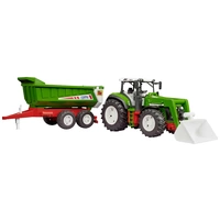 Bruder ROADMAX Traktor mit Frontlader und Kippanhänger Fertigmodell Landwirtschafts Modell Bruder ROADMAX Traktor mit Frontlader und Kippanhänger Fertigmodell Landwirtschafts Modell