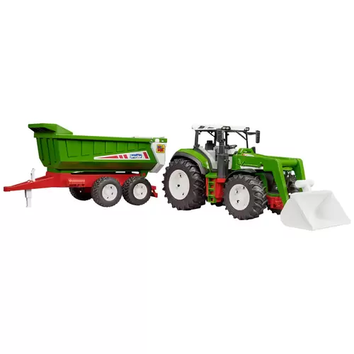 Bruder ROADMAX Traktor mit Frontlader und Kippanhänger Fertigmodell Landwirtschafts Modell Bruder ROADMAX Traktor mit Frontlader und Kippanhänger Fertigmodell Landwirtschafts Modell