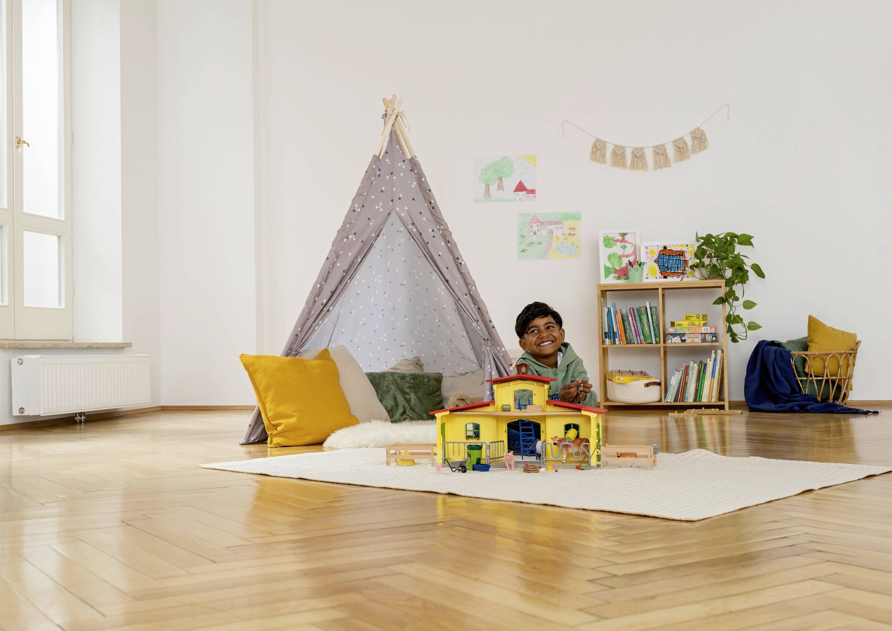 Schleich Farm-World Großer Stall