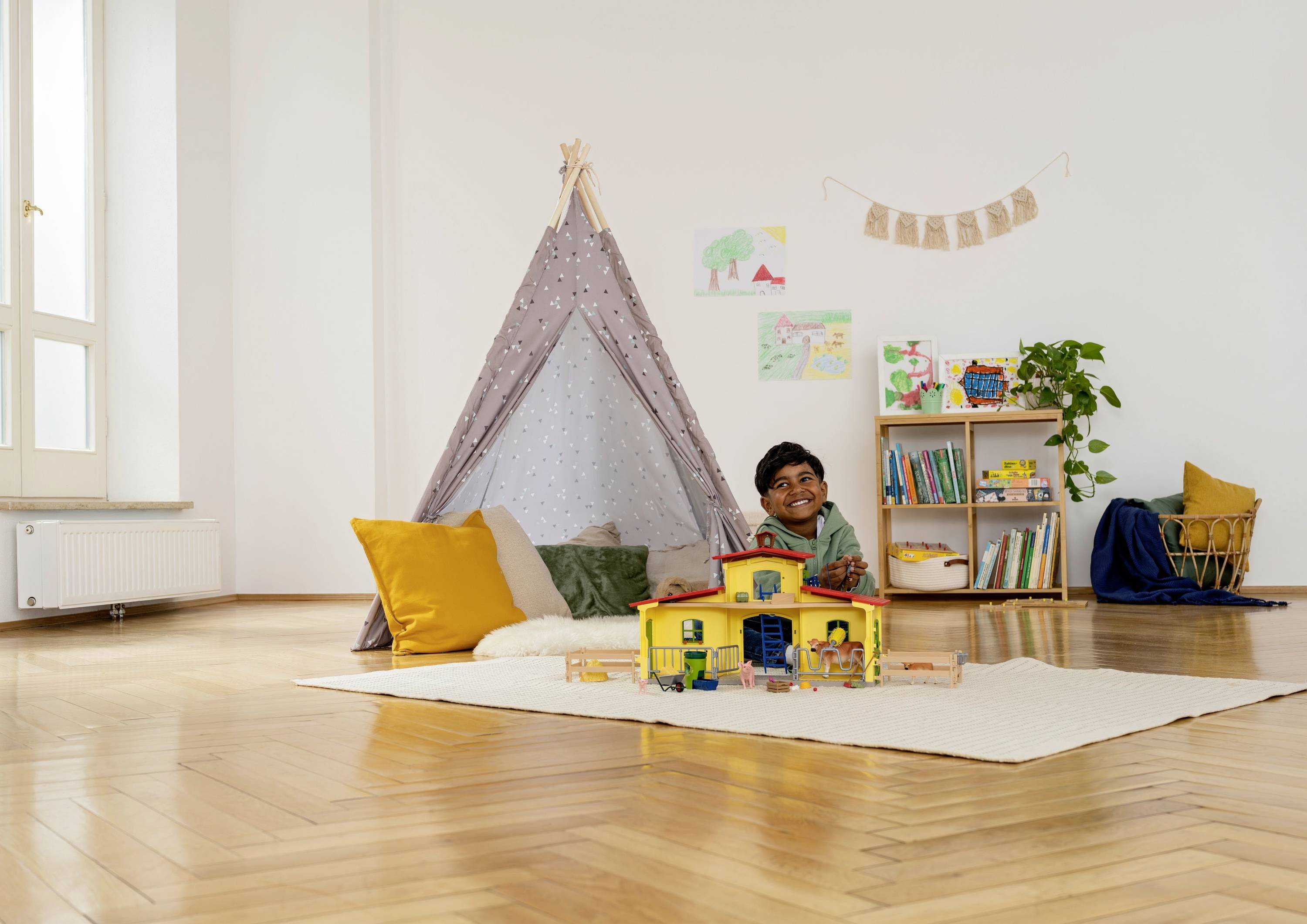 Schleich Farm-World Großer Stall