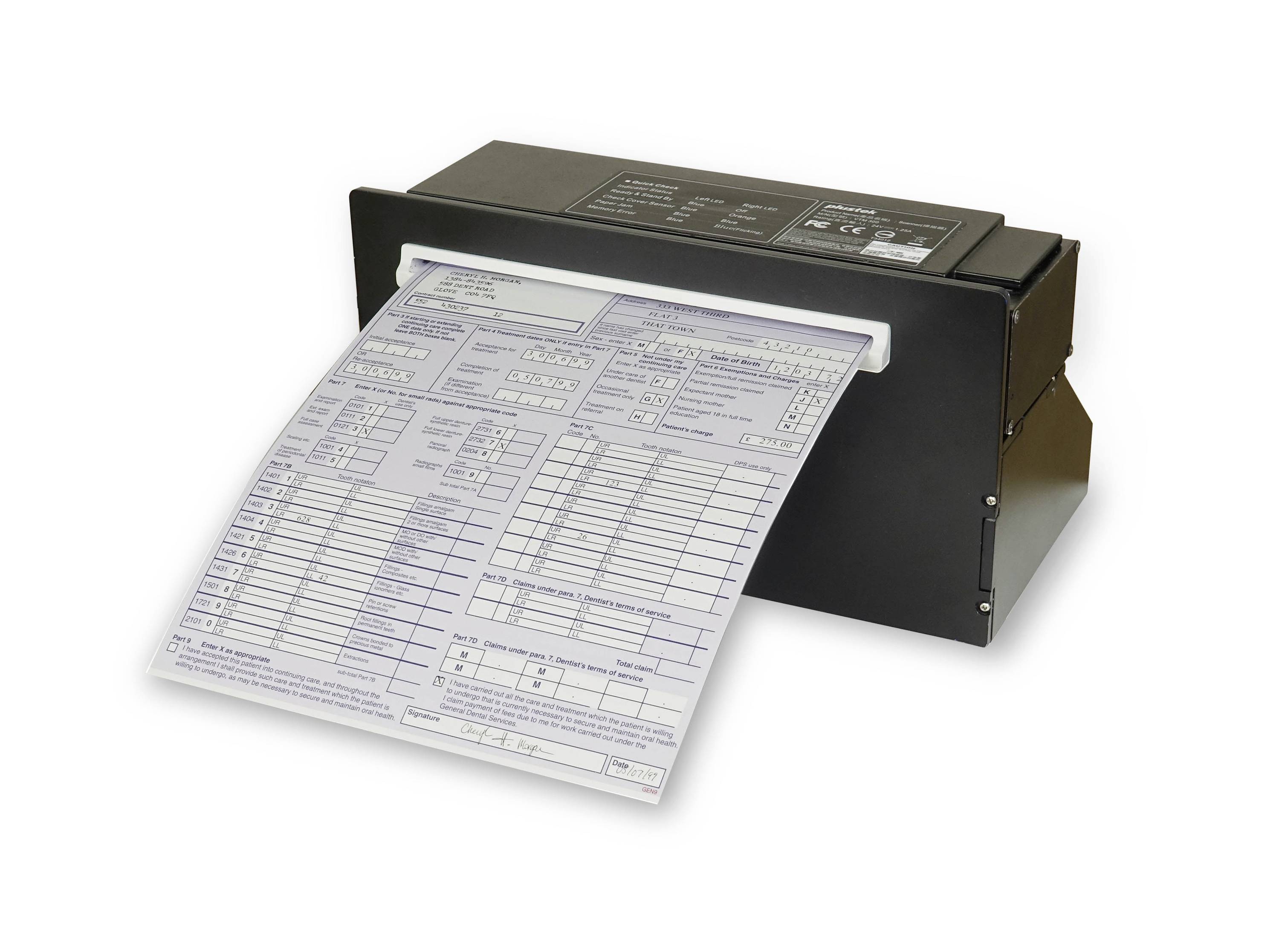 Plustek Scanmodul VTM-300 Duplex-Dokumentenscanner A4 600 x 600 dpi 30 Seiten/min USB-A (USB 2.0)