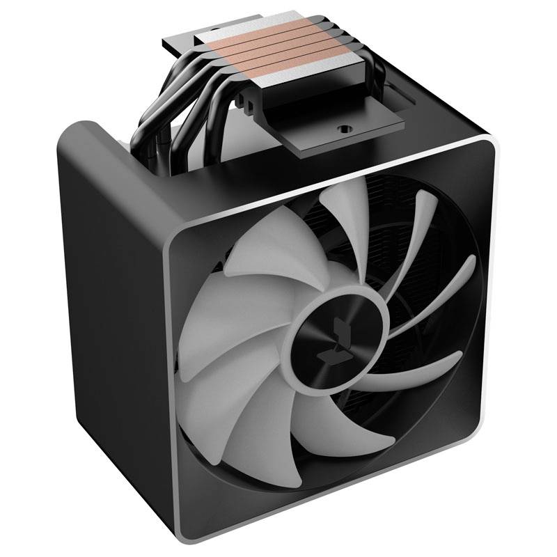 APNX AP1-V CPU-Kühler - 120mm, schwarz CPU-Kühler mit Lüfter Intel® LGA 1200, Intel® LGA 1700, Intel® LGA 1150, Intel® LGA