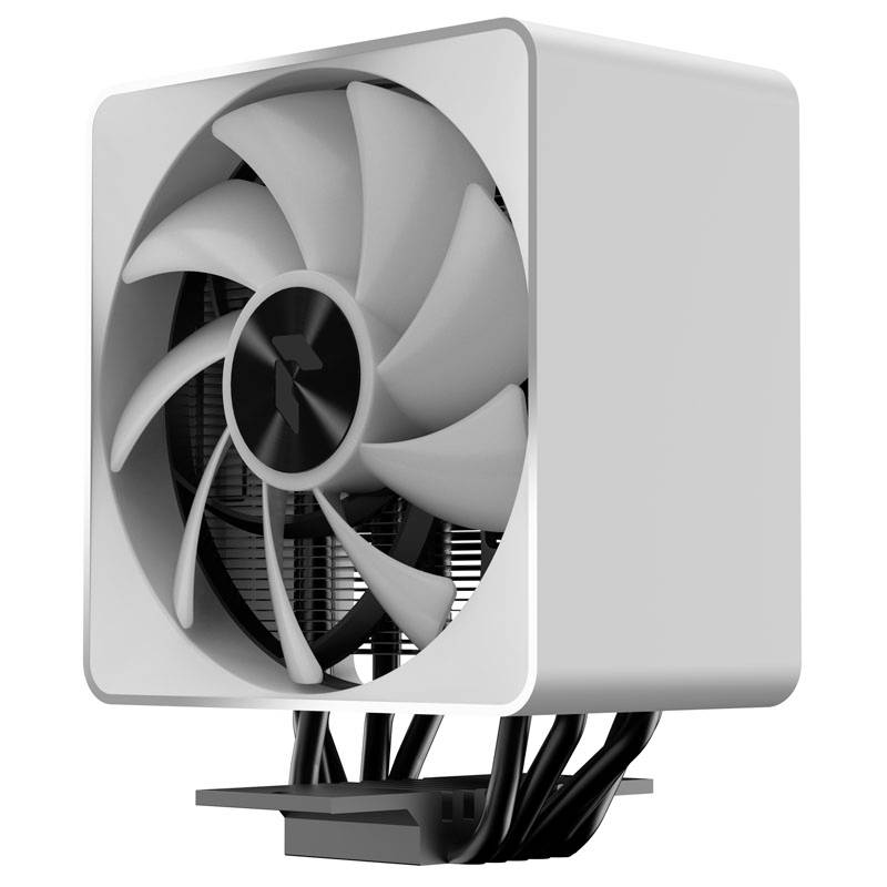 APNX AP1-V CPU-Kühler - 120mm, weiß CPU-Kühler mit Lüfter Intel® LGA 1200, Intel® LGA 1700, Intel® LGA 1150, Intel® LGA 1151