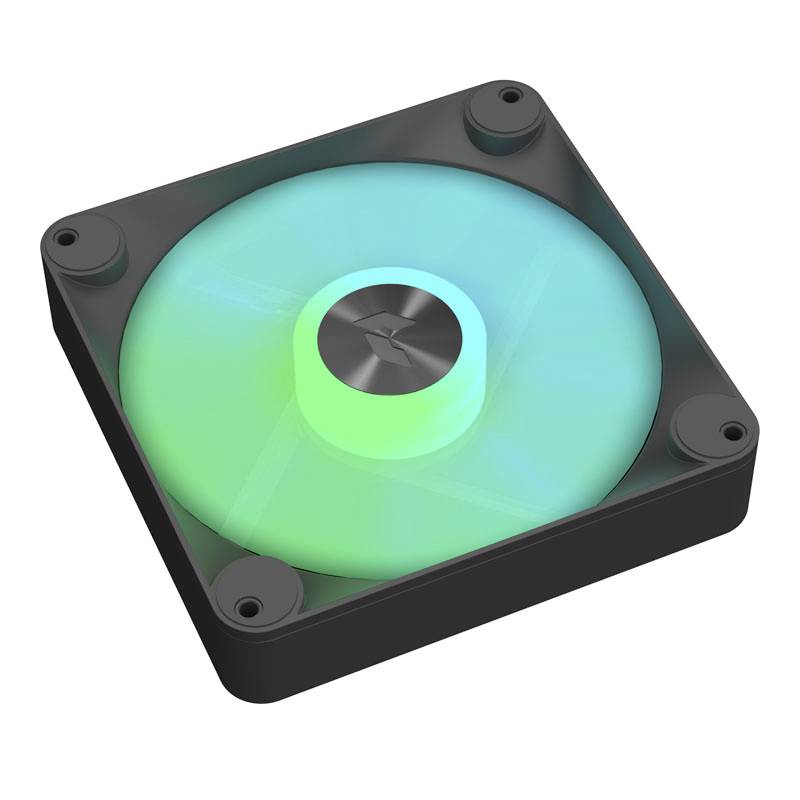 APNX FP1-140 PWM Lüfter, ARGB, - 140mm, schwarz PC-Gehäuse-Lüfter (B x H x T) 140 x 140 x 30