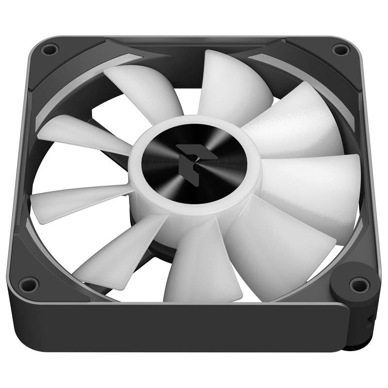 APNX APNX FP2-120 PWM Lüfter, ARGB - 120mm, schwarz PC-Gehäuse-Lüfter Schwarz (B x H x T) 120 x 120 x 30 mm