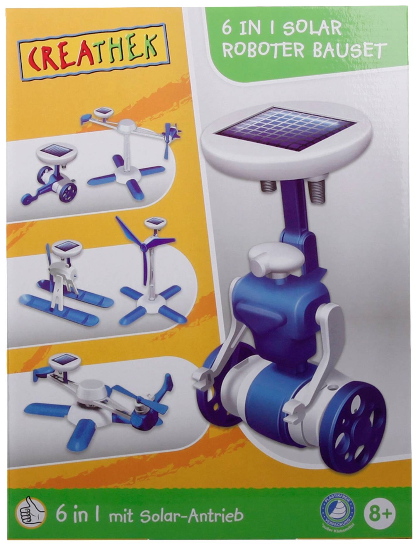 CREATHEK 2111 Solar 6 in 1 Roboter Solarexperimentierkasten