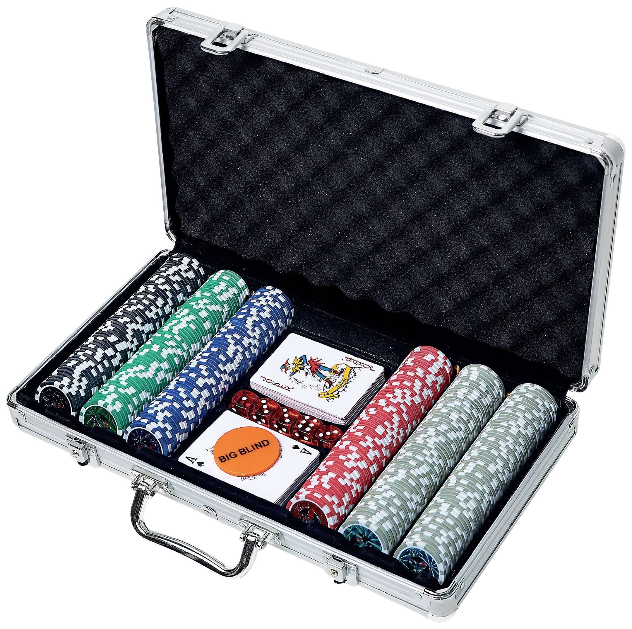 Vedes Natural Games Poker-Set im Aluminiumkoffer YYPS103