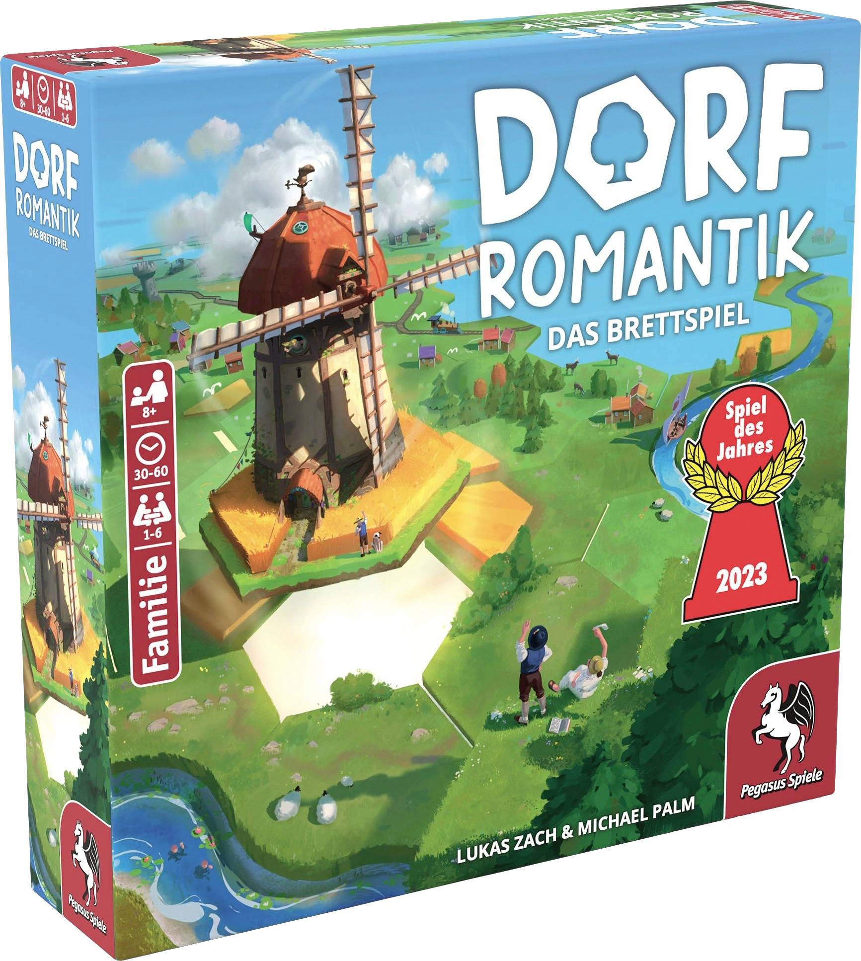Pegasus Spiele 51240G Dorfromantik - Das Brettspiel
