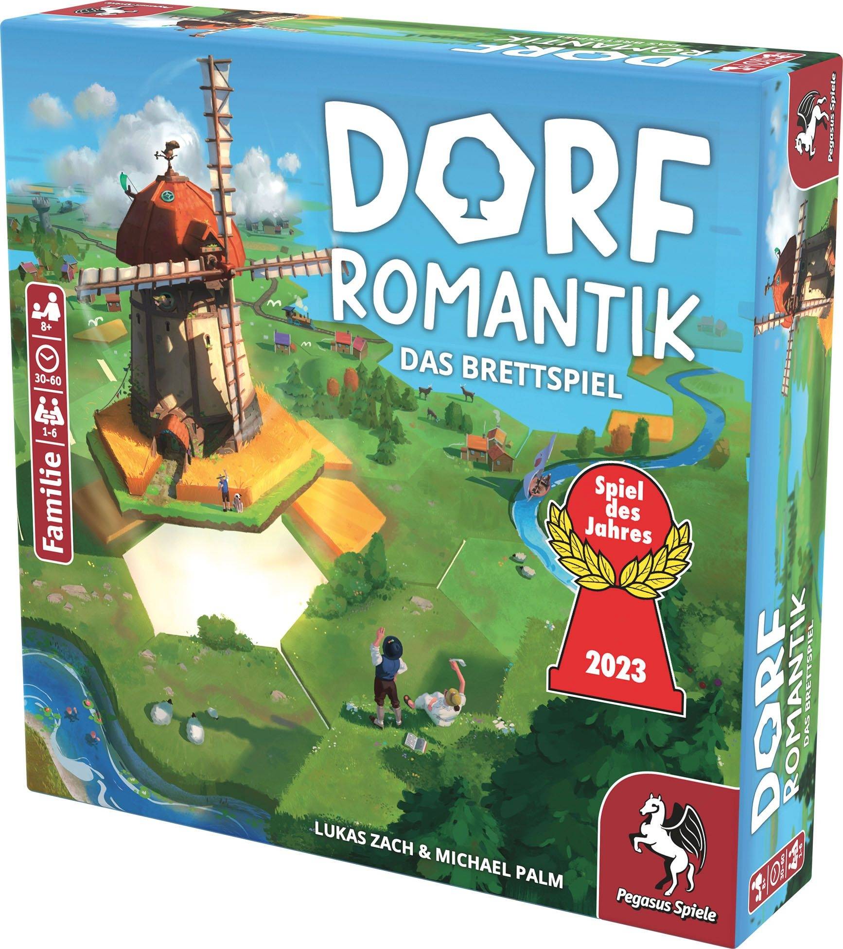 Pegasus Spiele 51240G Dorfromantik - Das Brettspiel