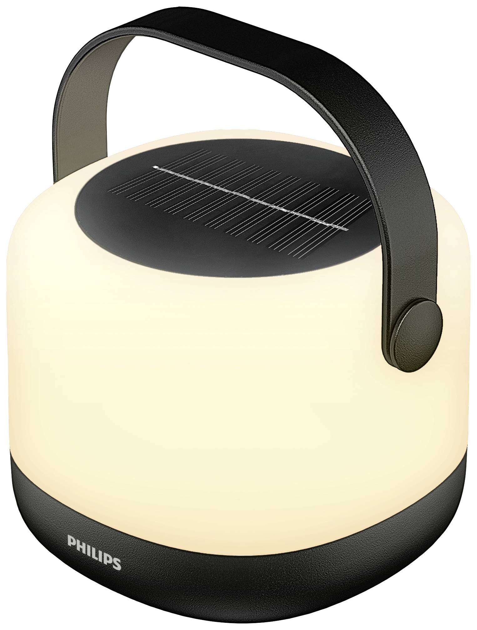 Philips LED 8720169296503 Alula SR PT 1.2W RGB30K BL Solar-Tischlampe 1.2 W Warmweiß, RGB Weiß, Sch