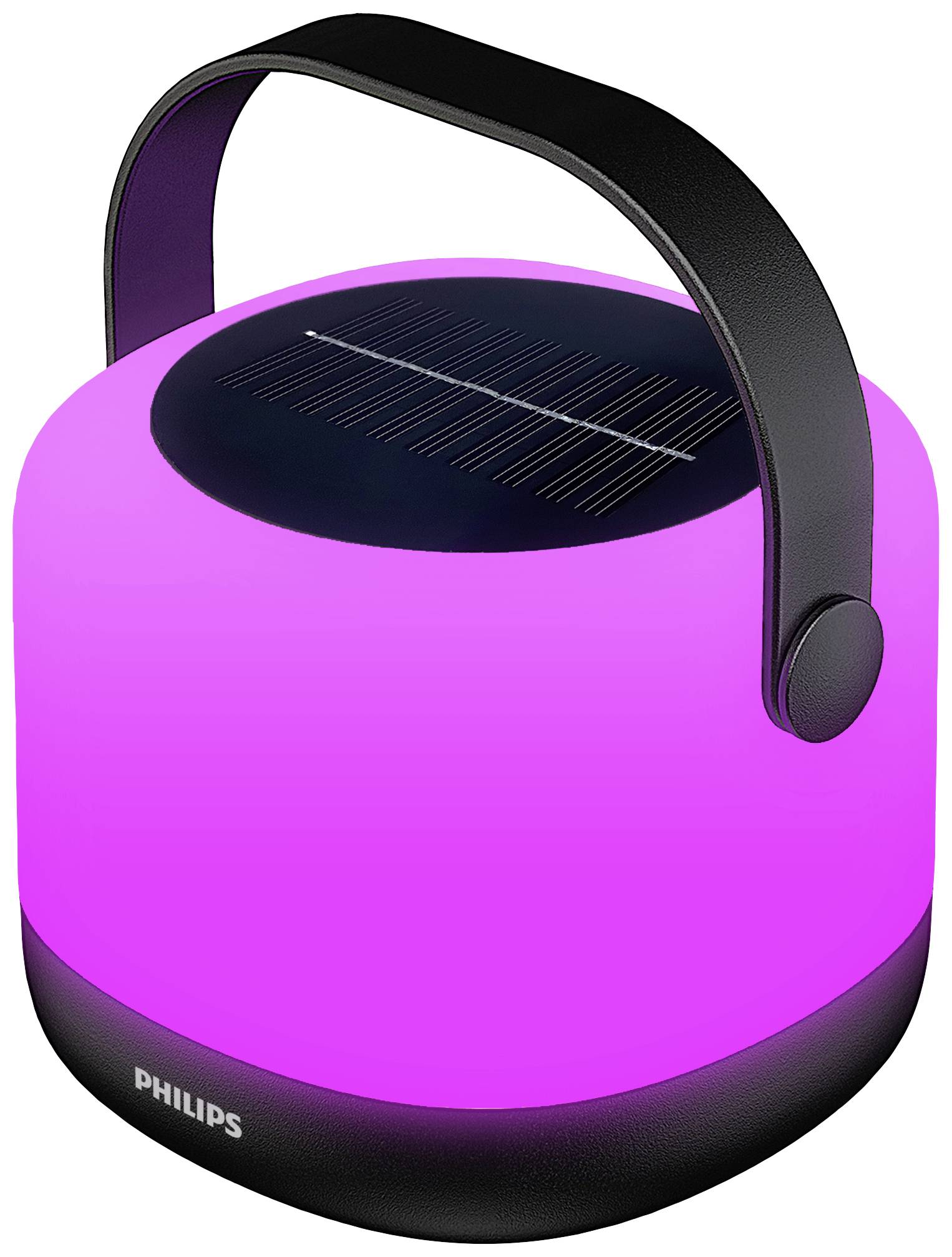 Philips LED 8720169296503 Alula SR PT 1.2W RGB30K BL Solar-Tischlampe 1.2W Warmweiß, RGB Weiß, Schwarz