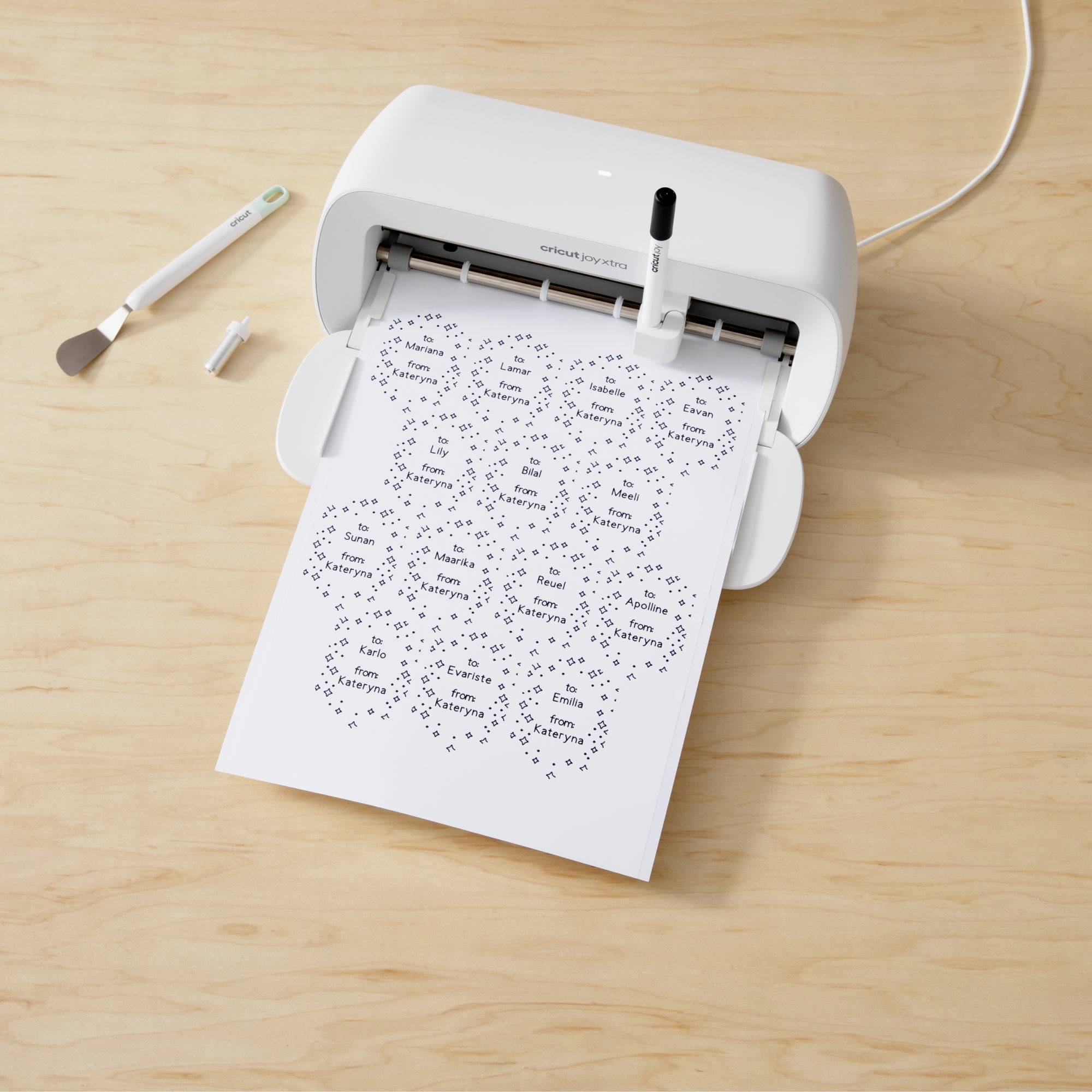 Cricut Smart Vinyl Removable Joy Xtra Folien-Set Schnittbreite 33 cm Weiß