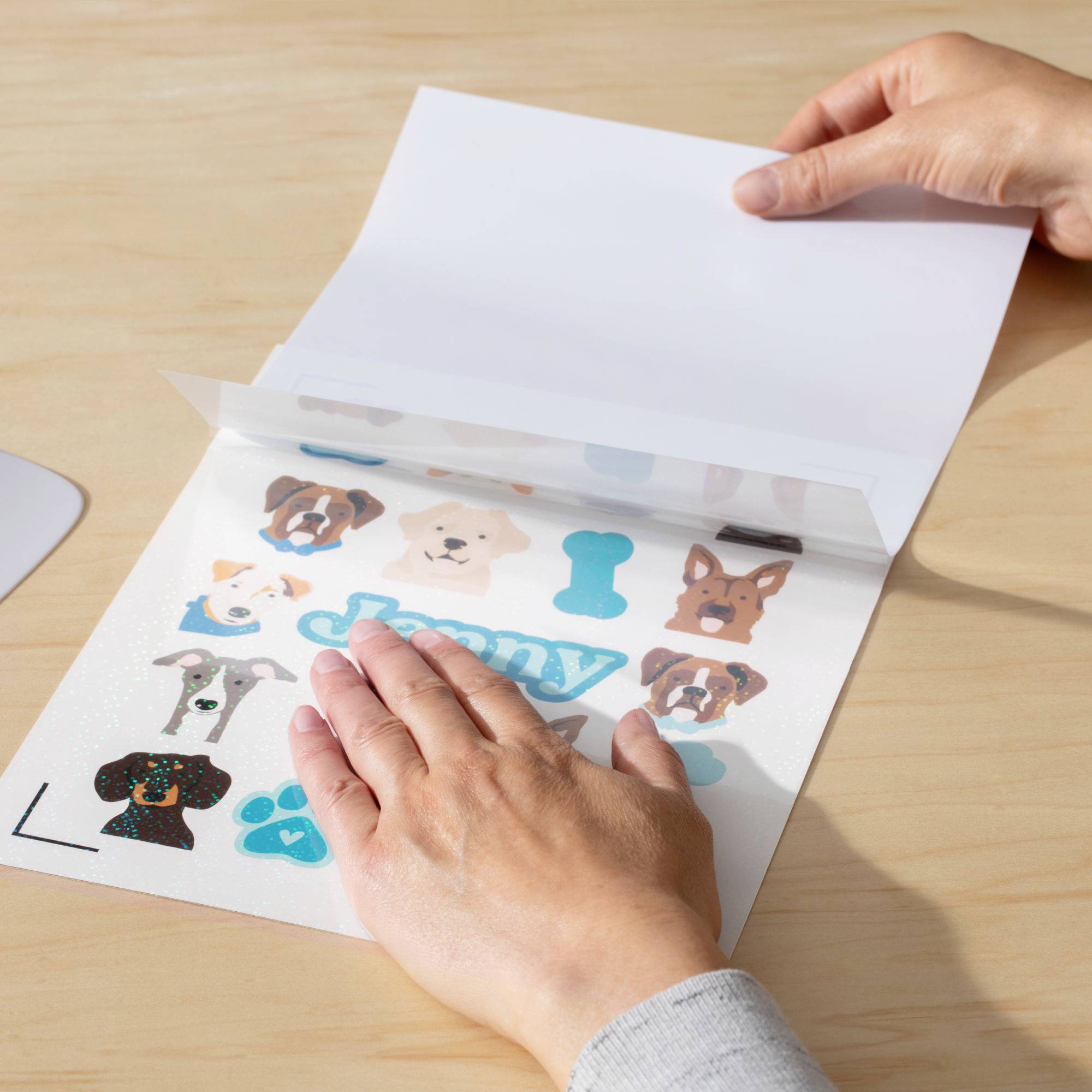 Cricut Sticker Set Waterproof A4 Folien-Set Schnittbreite 29.7cm Weiß