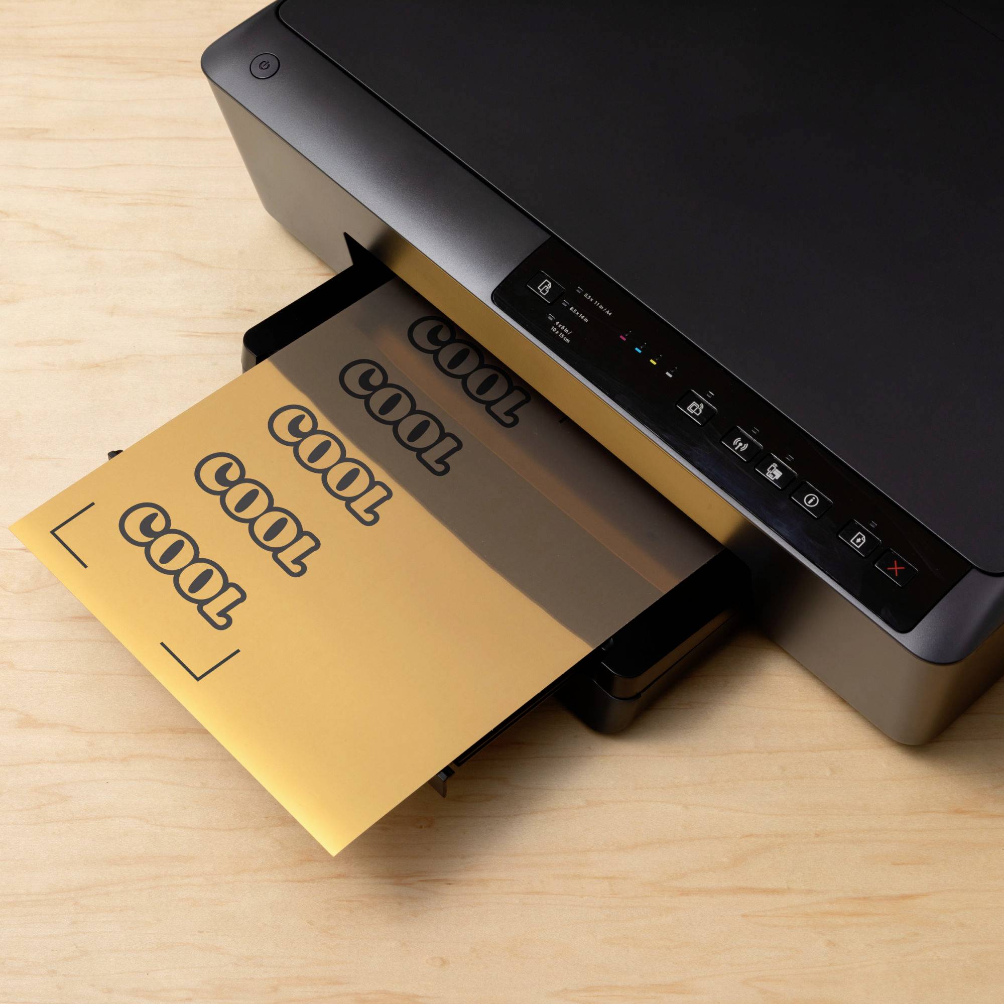 Cricut Printable Vinyl A4 Folien-Set Schnittbreite 29.7cm Gold