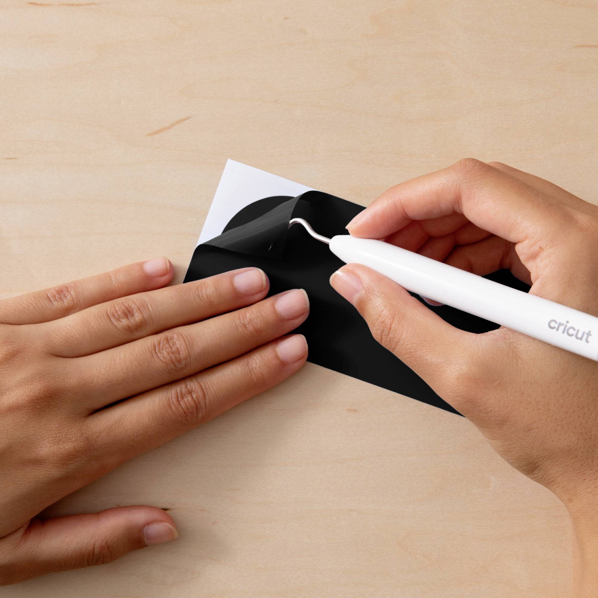 Cricut Smart Vinyl Permanent Joy Xtra Folien-Set Schnittbreite 30.5cm Schwarz, Weiß, Rot