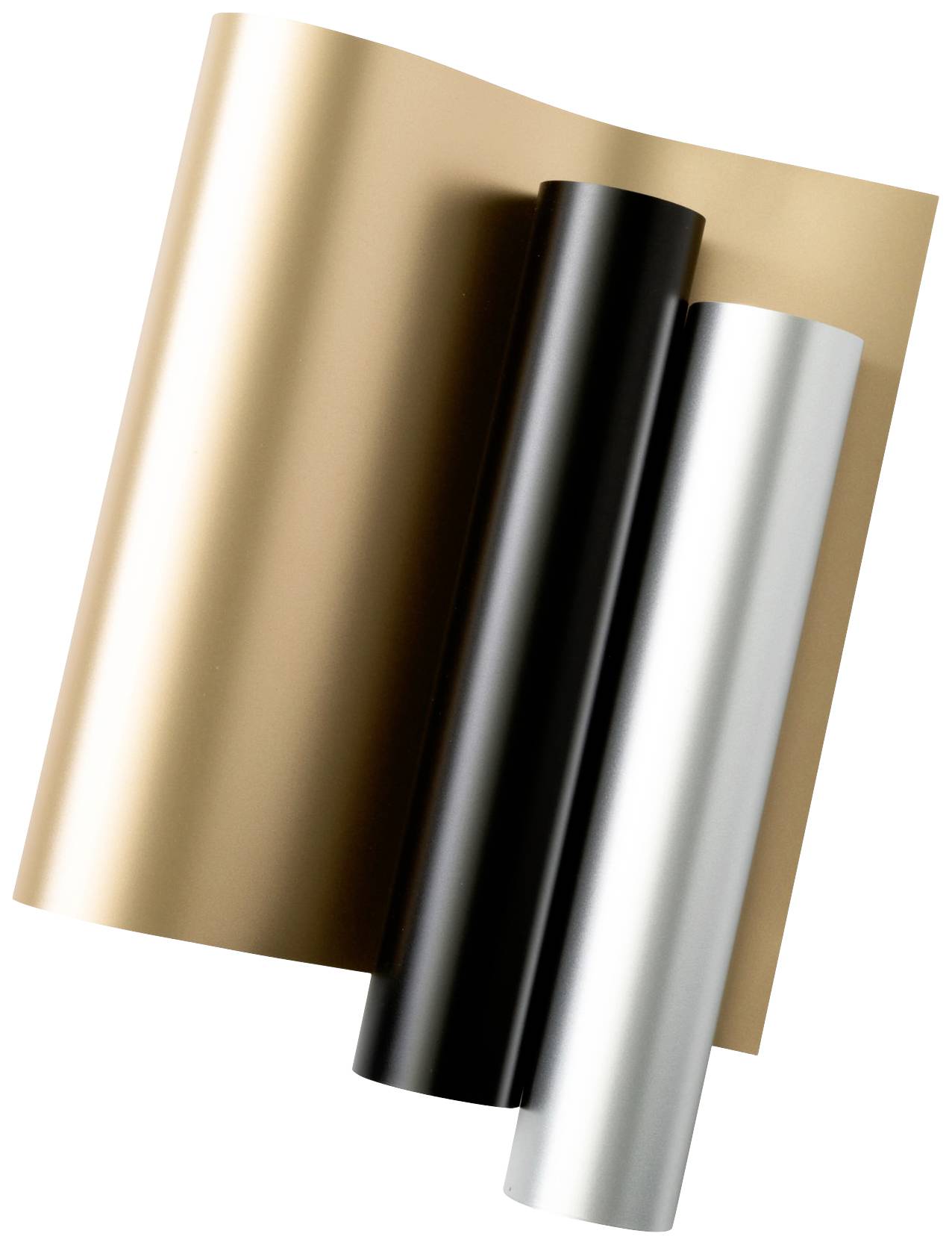 Cricut Smart Vinyl Permanent Joy Xtra Folien-Set Schnittbreite 30.5cm Schwarz, Gold, Silber