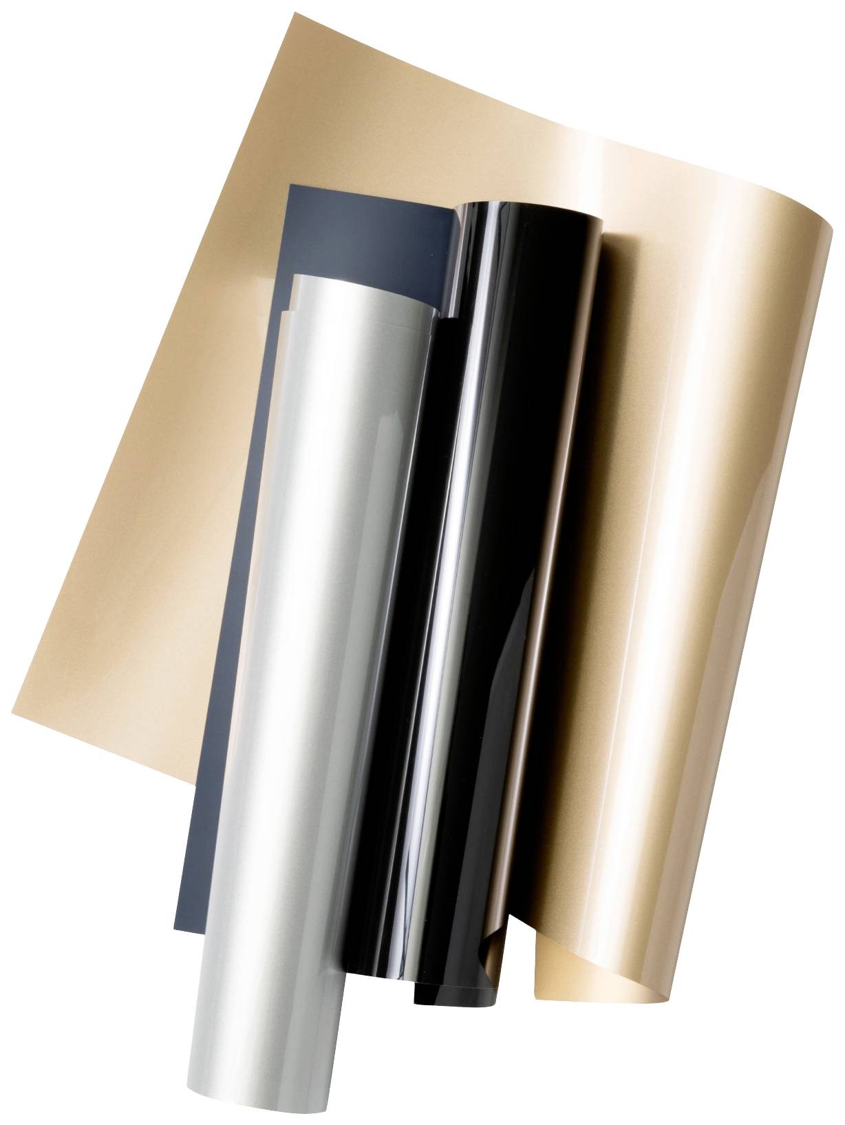 Cricut Smart Iron-On Joy Xtra Folien-Set Schnittbreite 30.5cm Schwarz, Gold, Silber